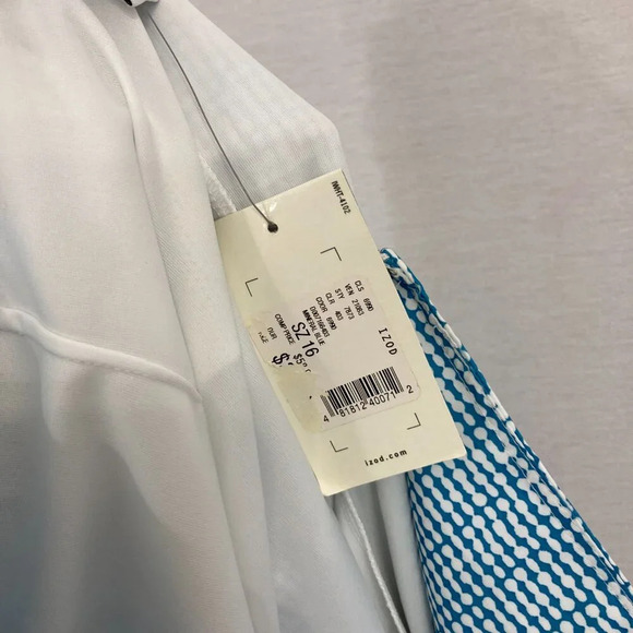 New IZOD Blue White X-Treme Function Golf Stretch Athletic Skorts size 16 - Picture 3 of 11